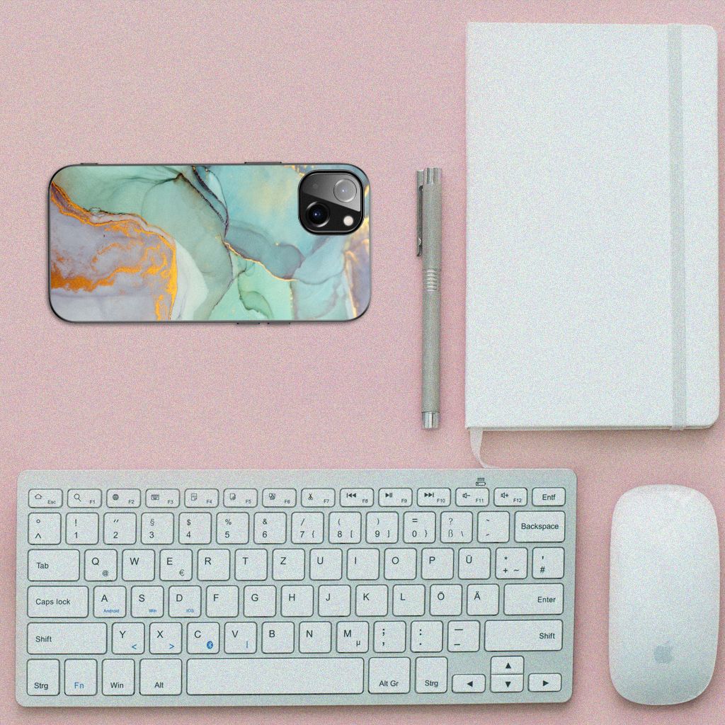 Kleurrijke Telefoonhoesje voor iPhone 14 Plus Watercolor Mix B2C Telecom