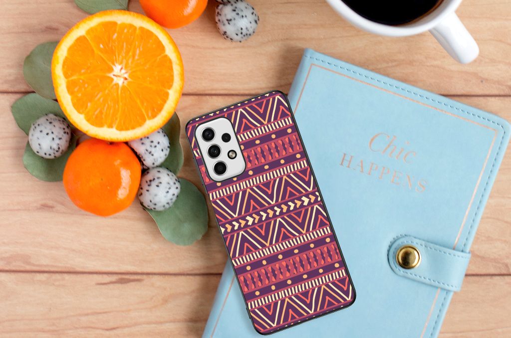 Samsung Galaxy A23 Back Case Aztec Paars B2C Telecom