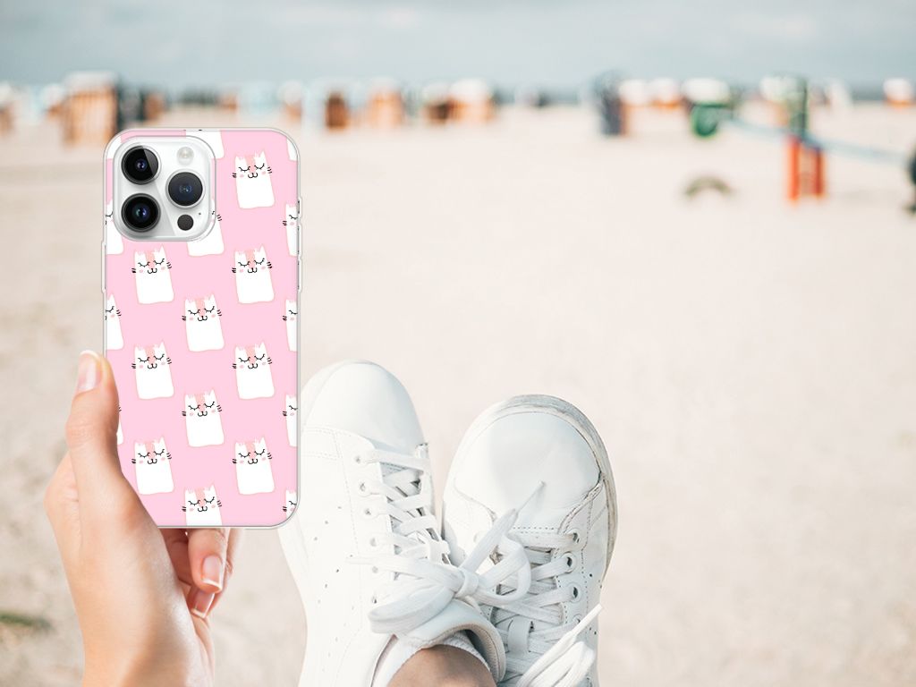 iPhone 14 Pro Max TPU Hoesje Sleeping Cats B2C Telecom