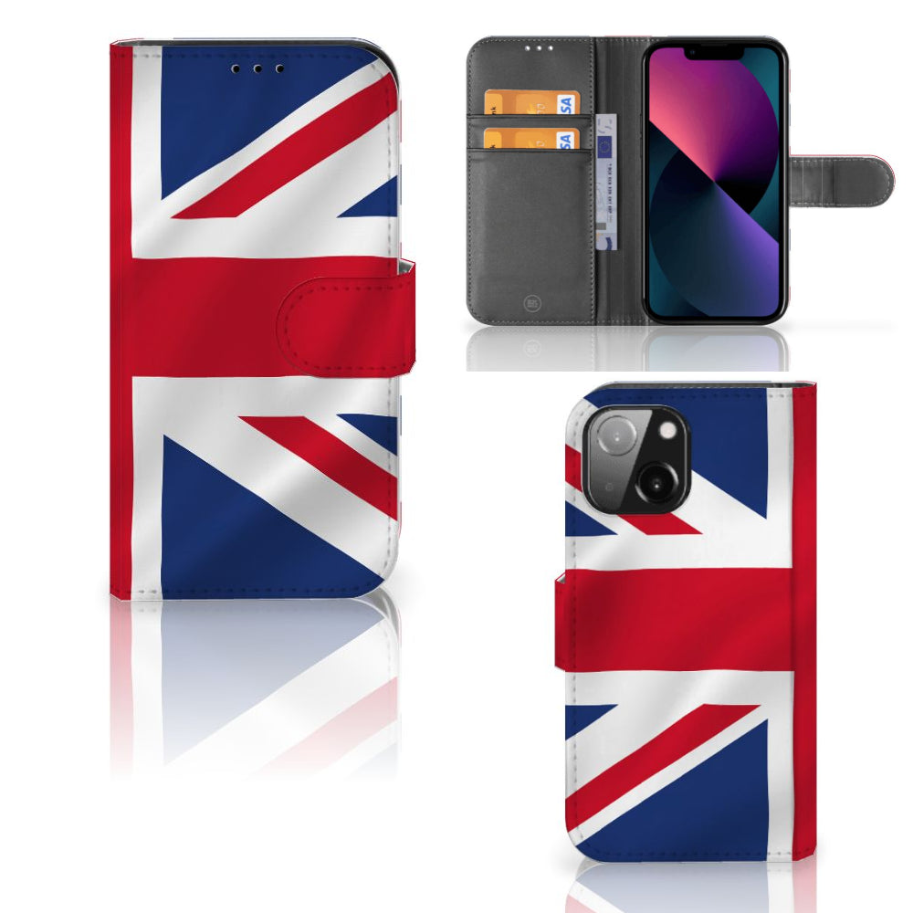 iPhone 13 Mini Bookstyle Case Groot-Brittannië