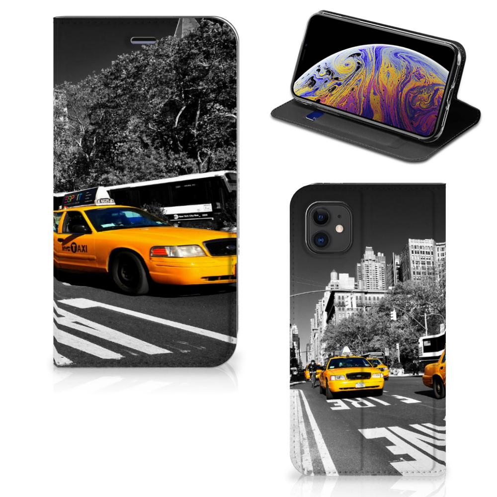 Apple iPhone 11 Book Cover New York Taxi