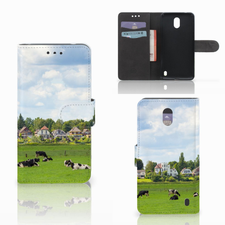 Nokia 2 Telefoonhoesje met Pasjes Koeien