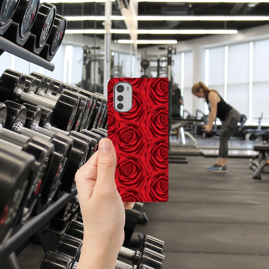 Motorola Moto E32 | Moto E32s Smart Cover Red Roses - B2C Telecom