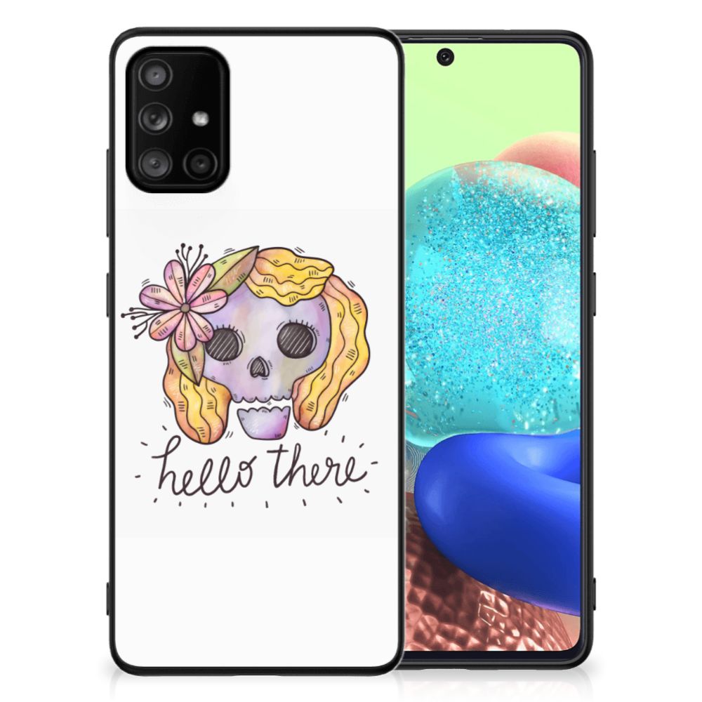 Telefoonhoesje Samsung Galaxy A71 Boho Skull