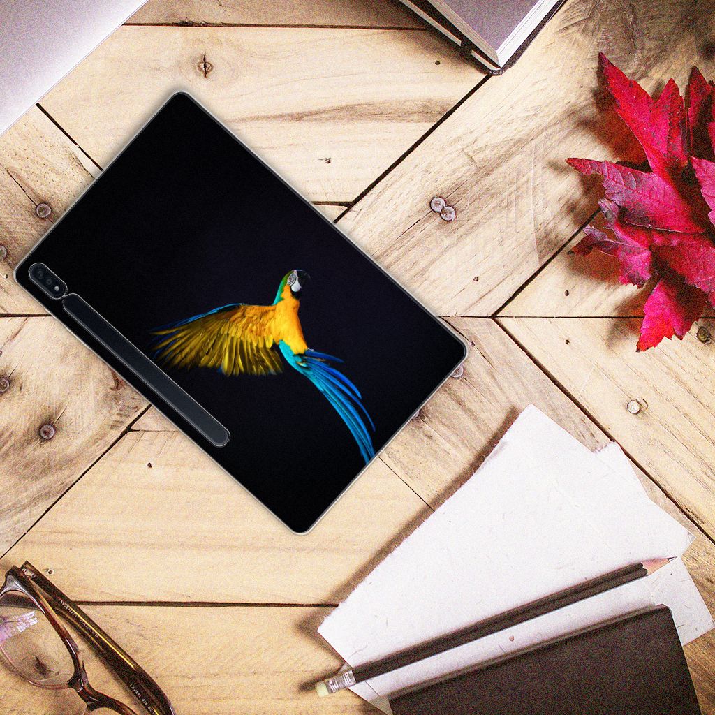 Samsung Galaxy Tab S7 Plus | S8 Plus Back Case Papegaai - B2C Telecom