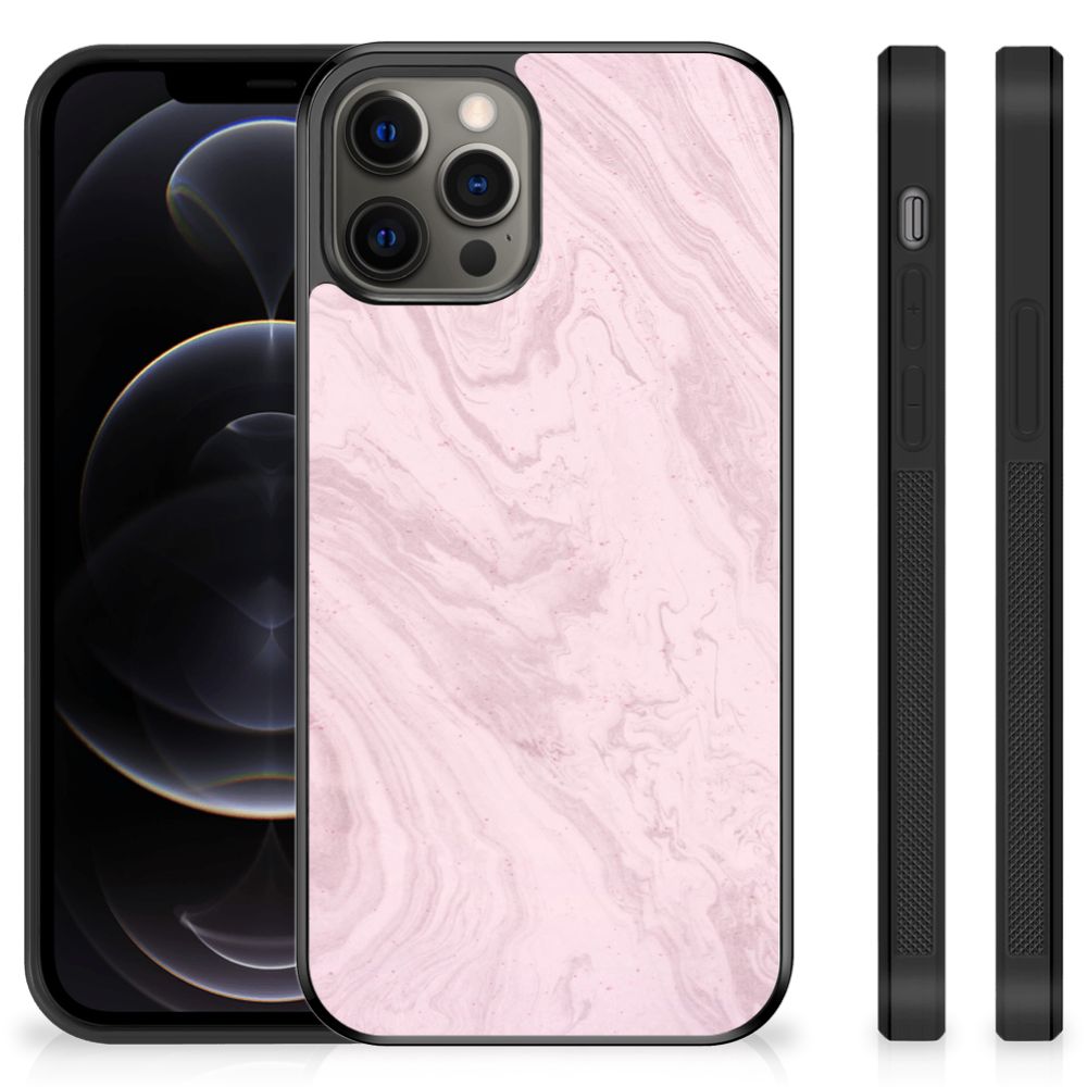 iPhone 12 Pro Max Gripcase Marble Pink - Origineel Cadeau Vriendin
