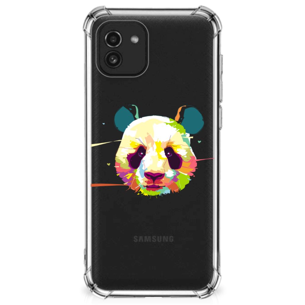 Samsung Galaxy A03 Stevig Bumper Hoesje Panda Color B2C Telecom
