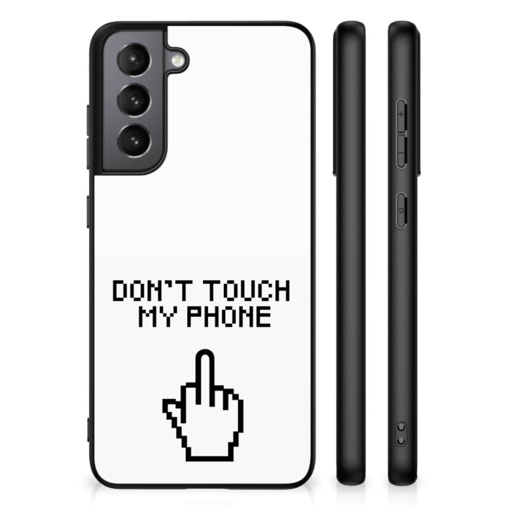 Samsung Galaxy S21FE Telefoon Hoesje Finger Don't Touch My Phone B2C Telecom