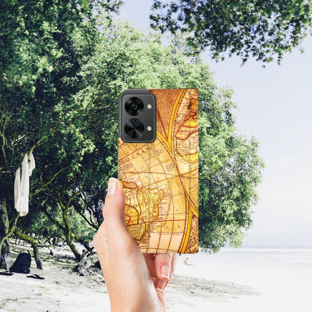 OnePlus Nord 2T Book Cover Kompas - B2C Telecom