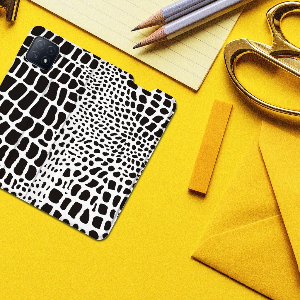 OPPO A73 5G Hoesje maken Slangenprint