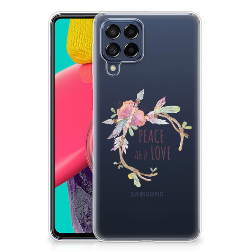 Samsung Galaxy M53 Telefoonhoesje met Naam Boho Text B2C Telecom
