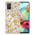 Samsung Galaxy A71 TPU Case Gouden Bloemen