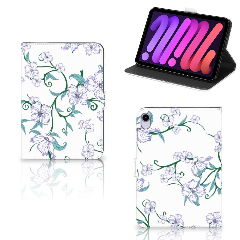iPad Mini 6 (2021) Uniek Tablet Cover Blossom White
