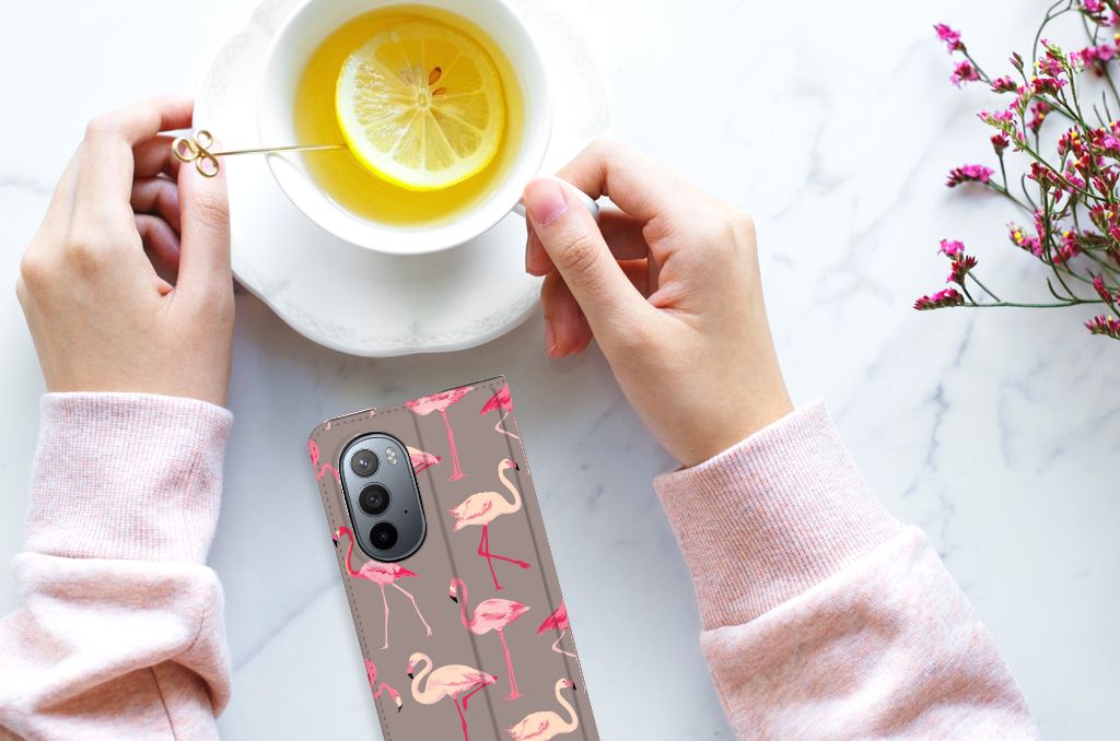 Motorola Edge 30 Pro Hoesje maken Flamingo - B2C Telecom