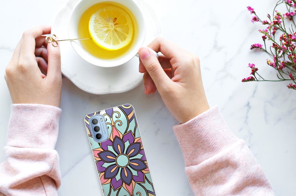 Motorola Moto G31 | G41 TPU Case Purple Flower B2C Telecom