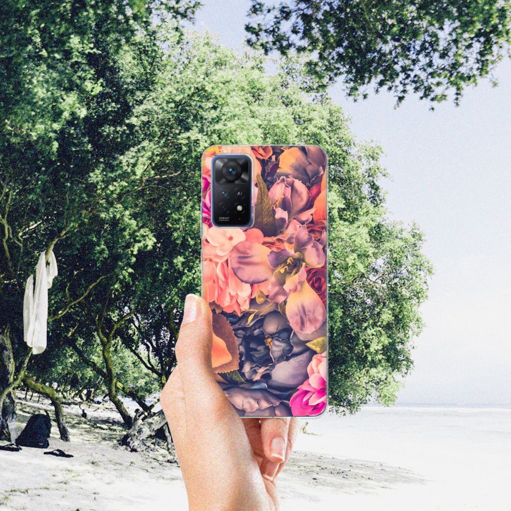 Xiaomi Redmi Note 11 Pro 5G TPU Case Bosje Bloemen B2C Telecom