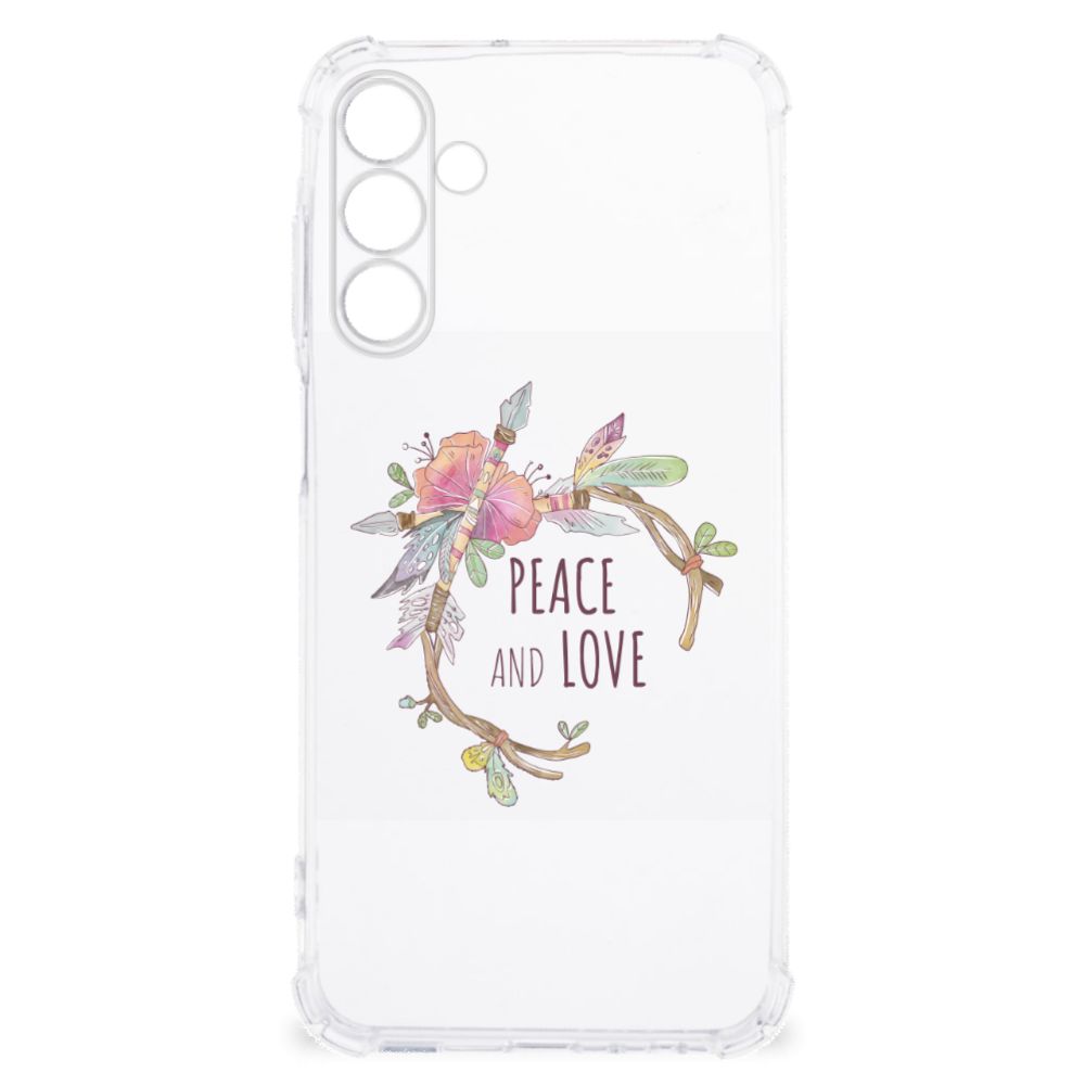 Samsung Galaxy A15 Stevig Bumper Hoesje Boho Text B2C Telecom