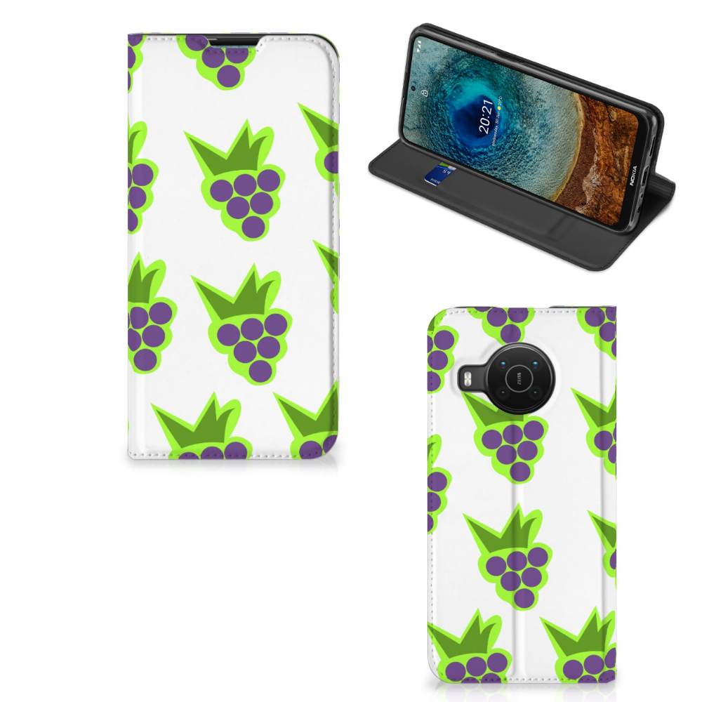 Nokia X20 | X10 Flip Style Cover Druiven - B2C Telecom