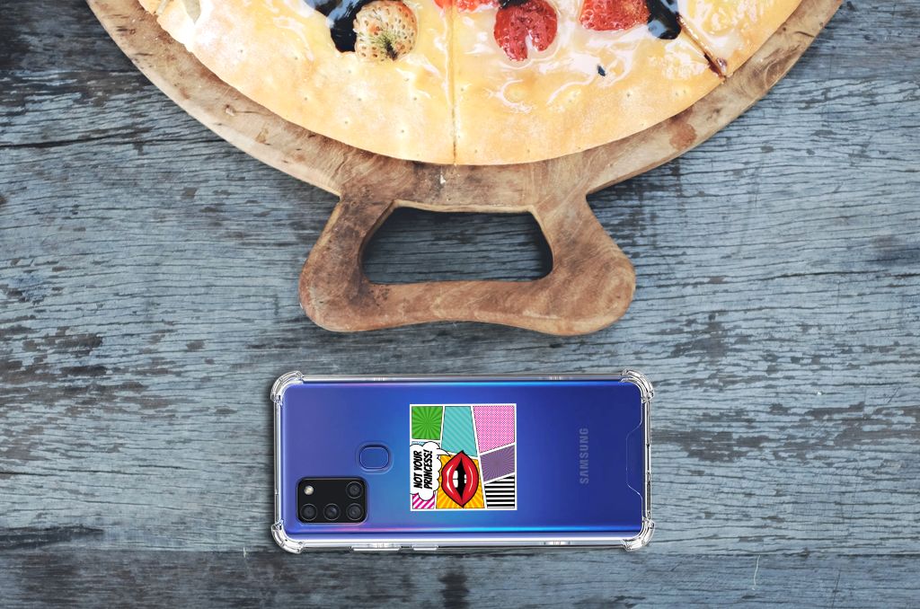 Samsung Galaxy A21s Anti Shock Bumper Case Popart Princess B2C Telecom