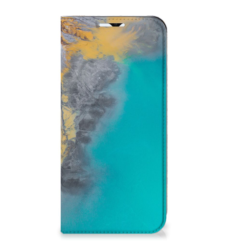 Samsung Galaxy A23 Standcase Marble Blue Gold - B2C Telecom