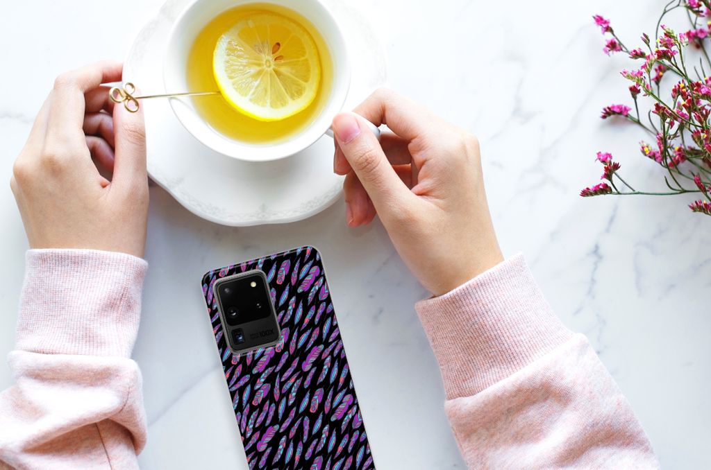 Samsung Galaxy S20 Ultra TPU bumper Feathers Color B2C Telecom