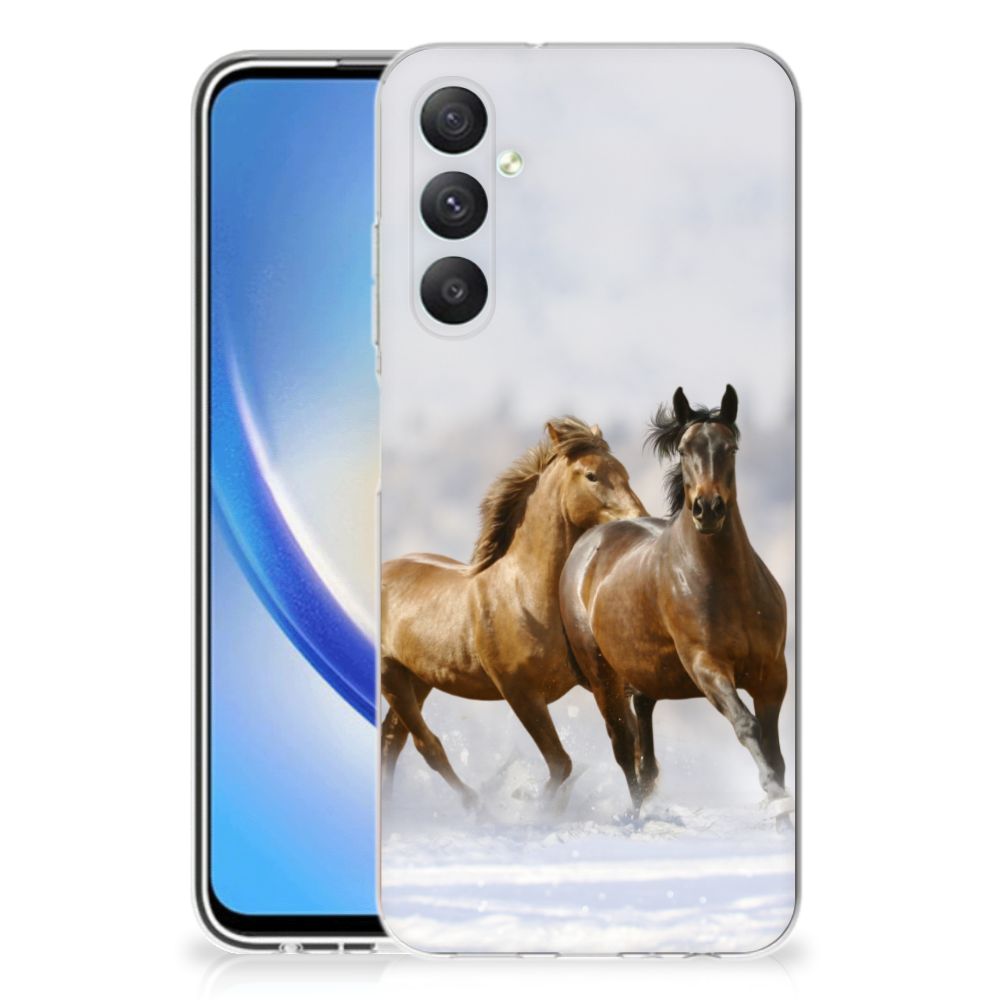 Samsung Galaxy A05S TPU Hoesje Paarden