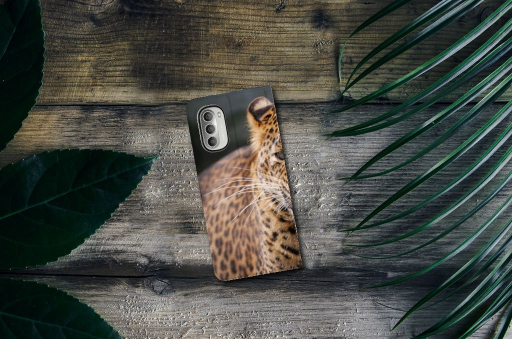 Motorola Moto G51 5G Hoesje maken Luipaard - B2C Telecom