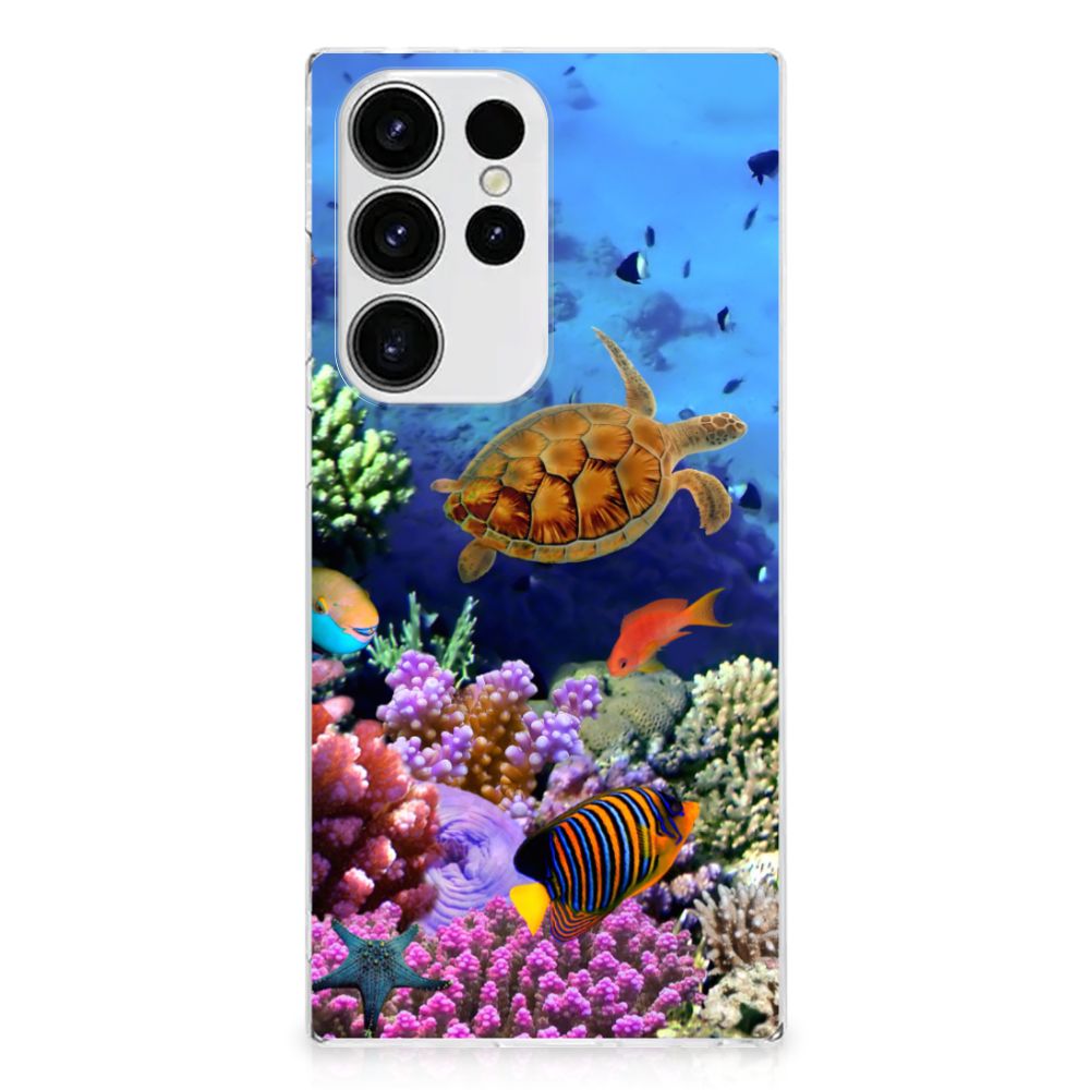Samsung Galaxy S23 Ultra TPU Hoesje Vissen B2C Telecom