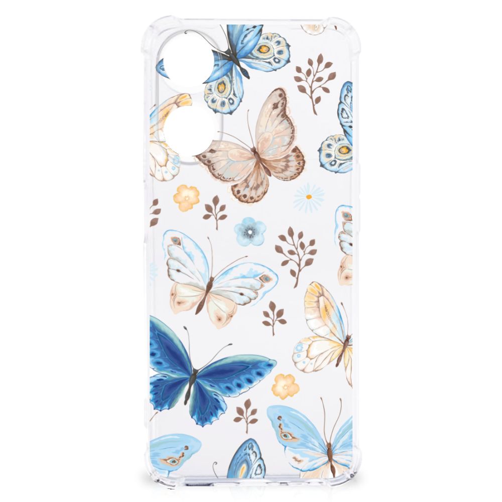 Case Anti-shock voor OPPO A58 | A78 5G Vlinder