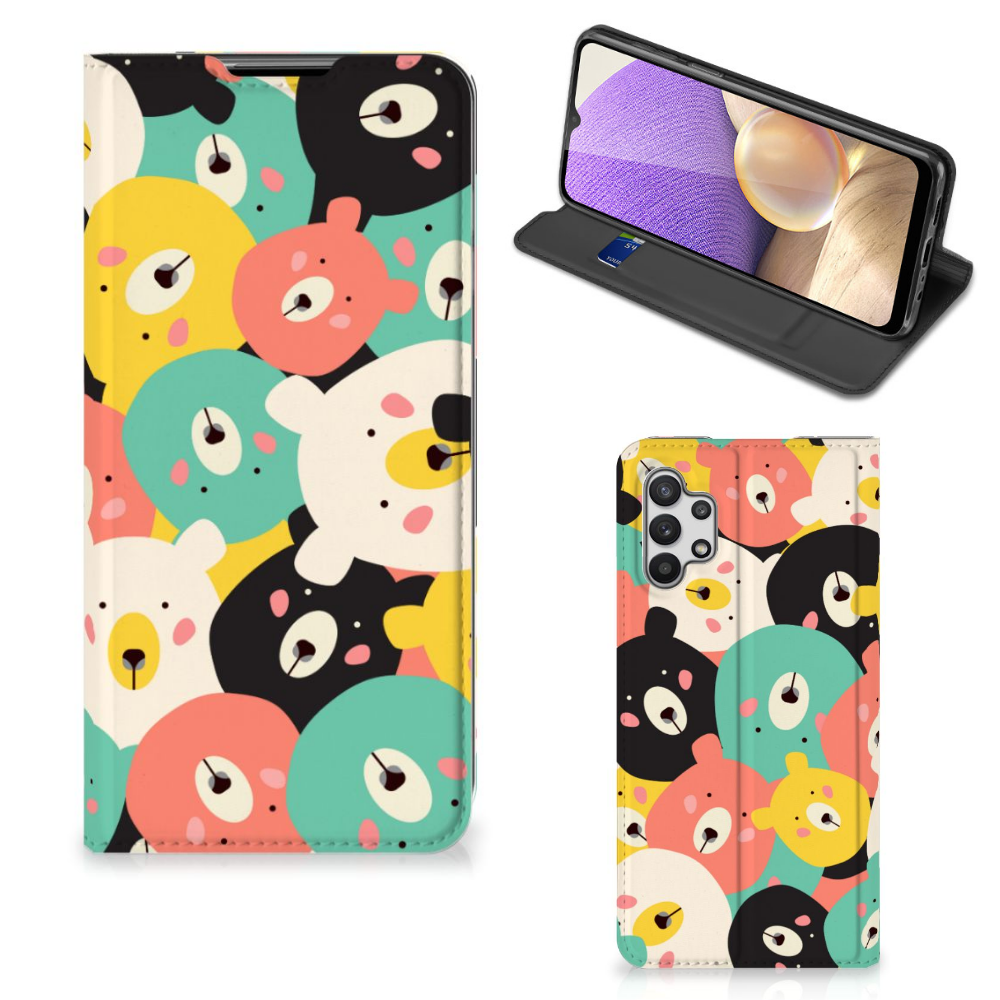 Samsung Galaxy A32 5G Magnet Case Bears - B2C Telecom