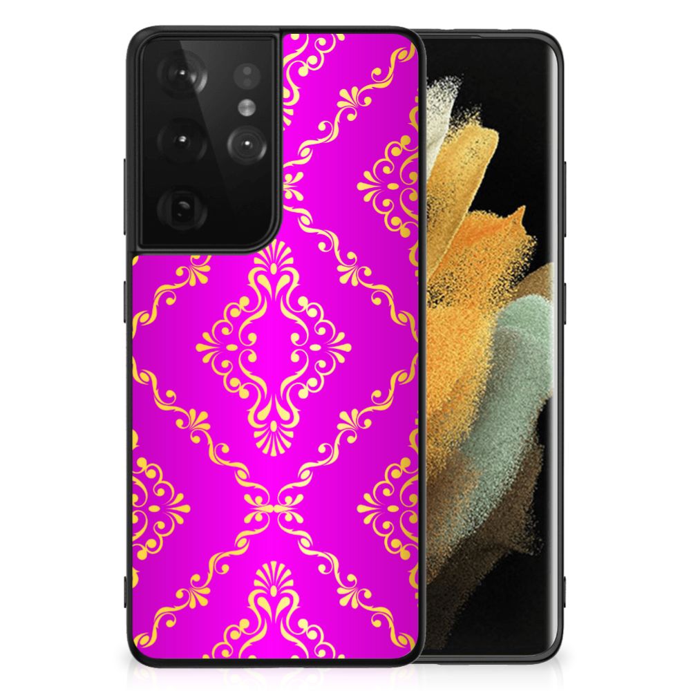 Back Cover Samsung Galaxy S21 Ultra Barok Roze B2C Telecom