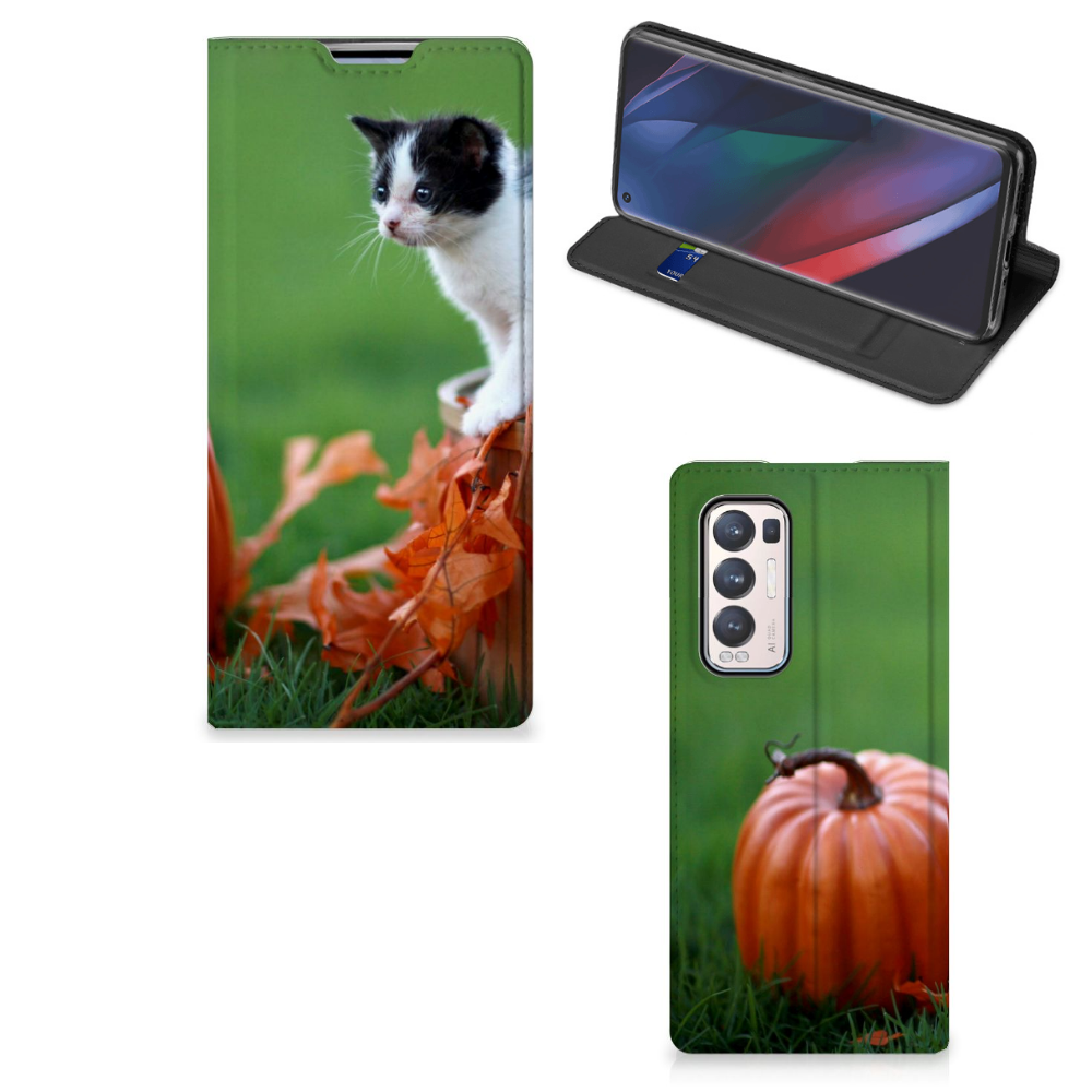 OPPO Find X3 Neo Hoesje maken Kitten - B2C Telecom