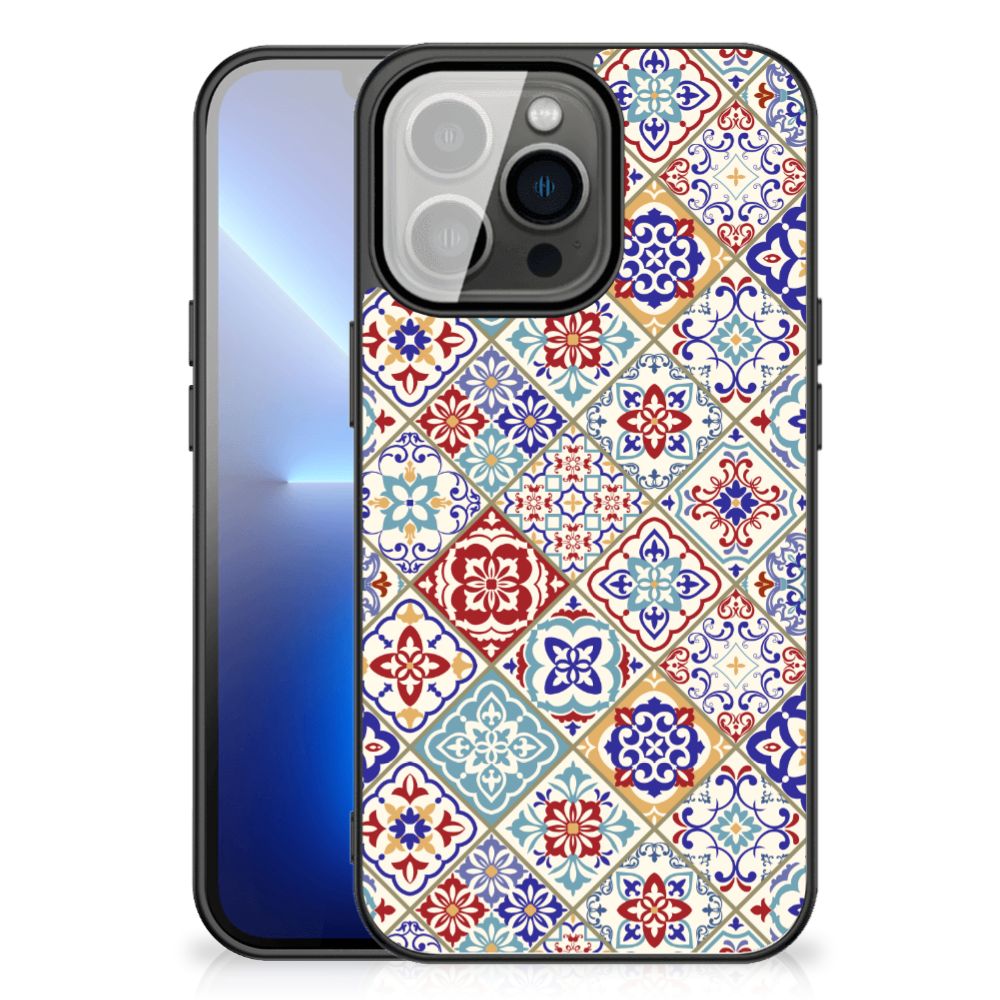 iPhone 13 Pro Max Marmeren Print Telefoonhoesje Tiles Color