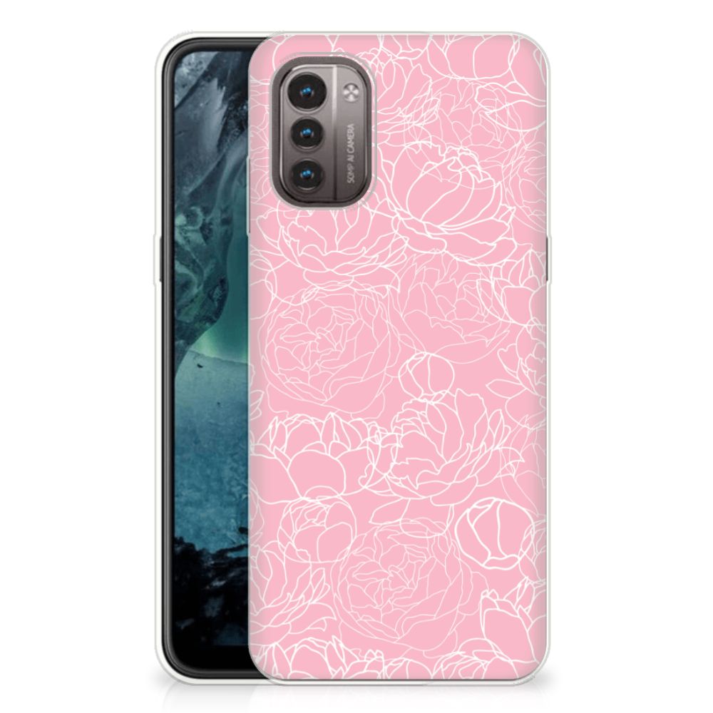 Nokia G21 | G11 TPU Case White Flowers B2C Telecom