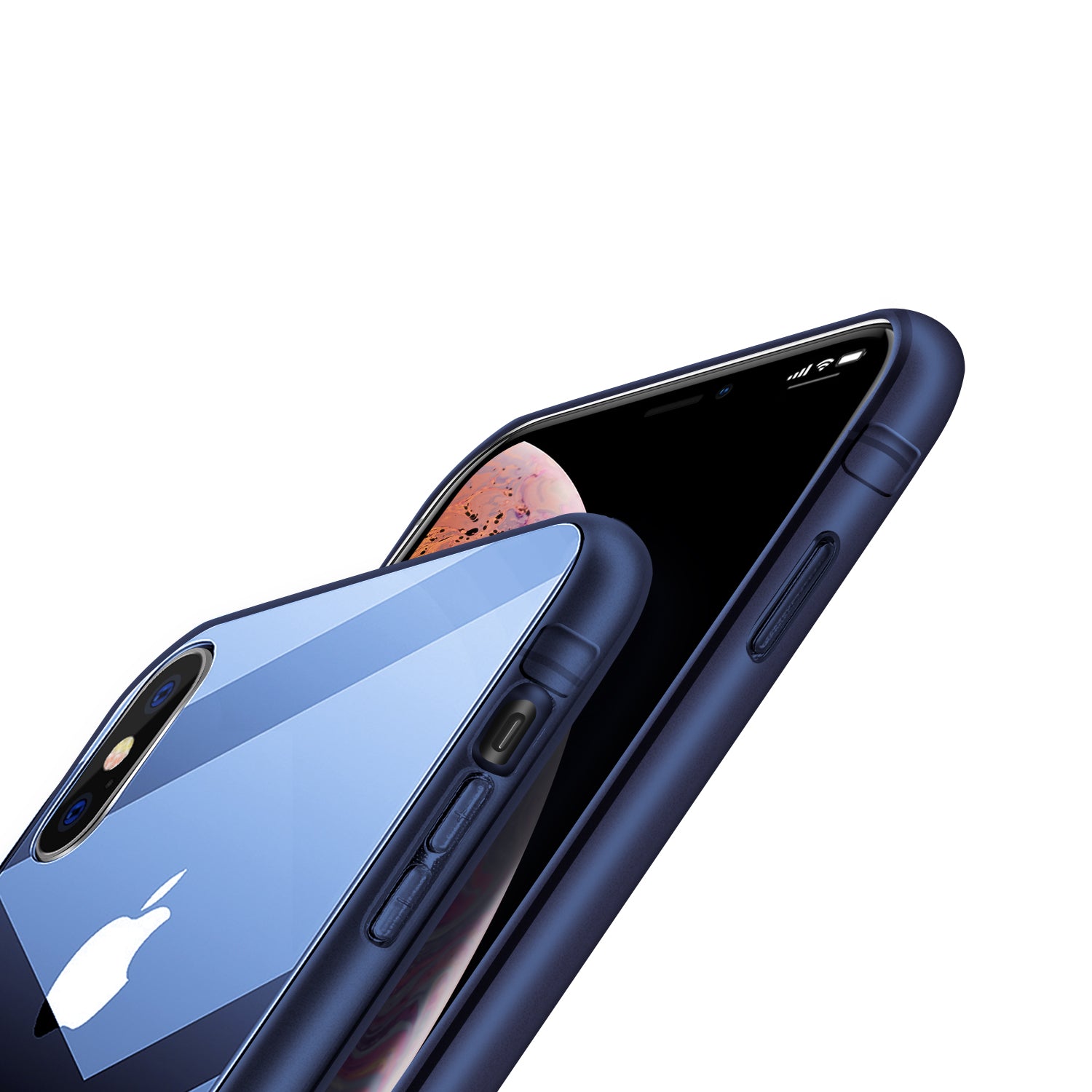 Apple iPhone Xs Max TPU Hoesje Blauw