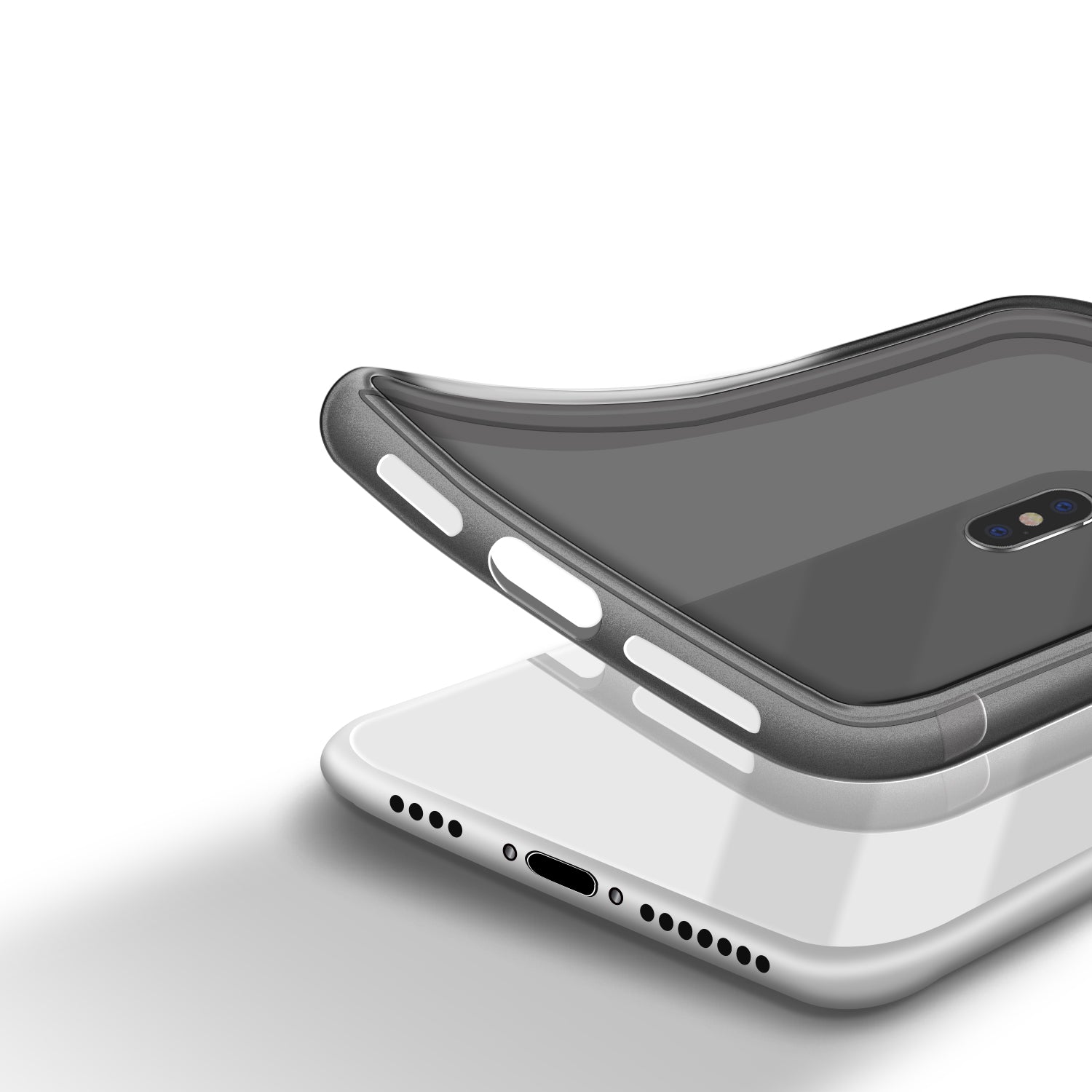 Apple iPhone Xs Max TPU Hoesje Grijs