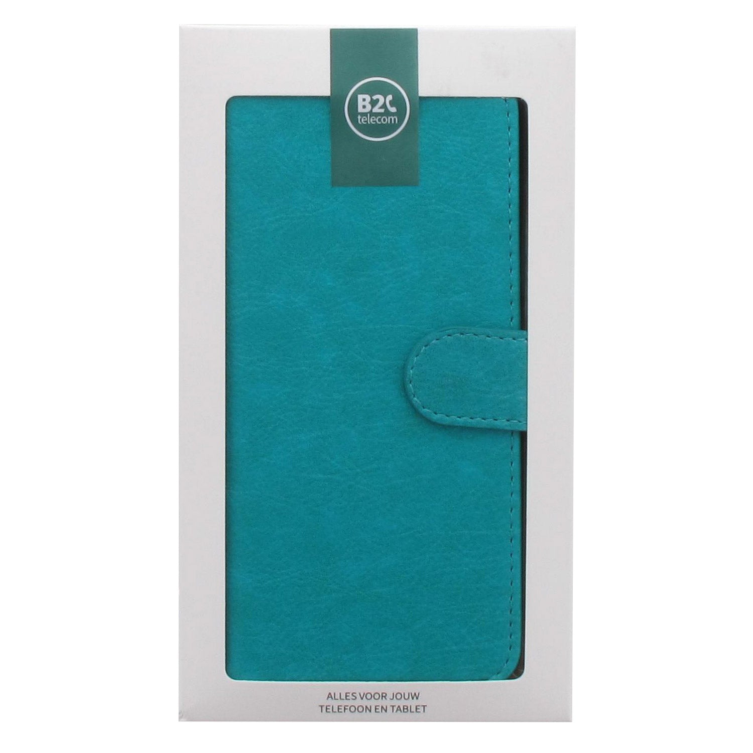 Apple iPhone Xs Max Hoesje Turquoise met Pasjeshouder