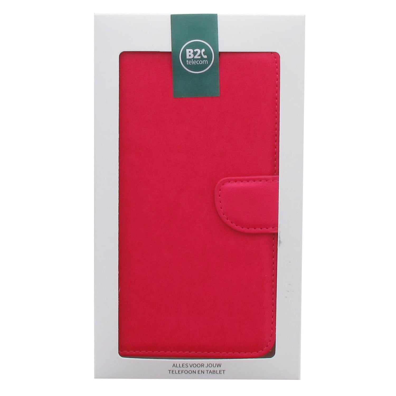 Samsung Galaxy J6 Plus (2018) Hoesje Roze met Pasjeshouder