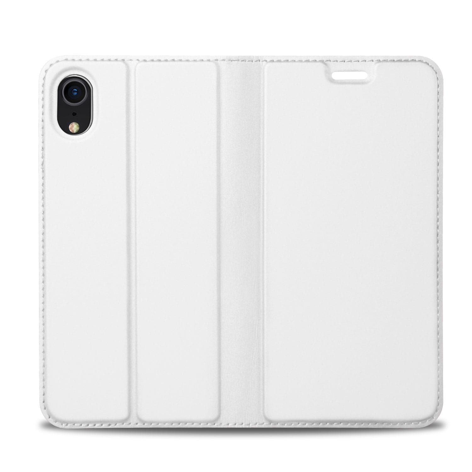 Apple iPhone Xr Hoesje Wit met Pashouder