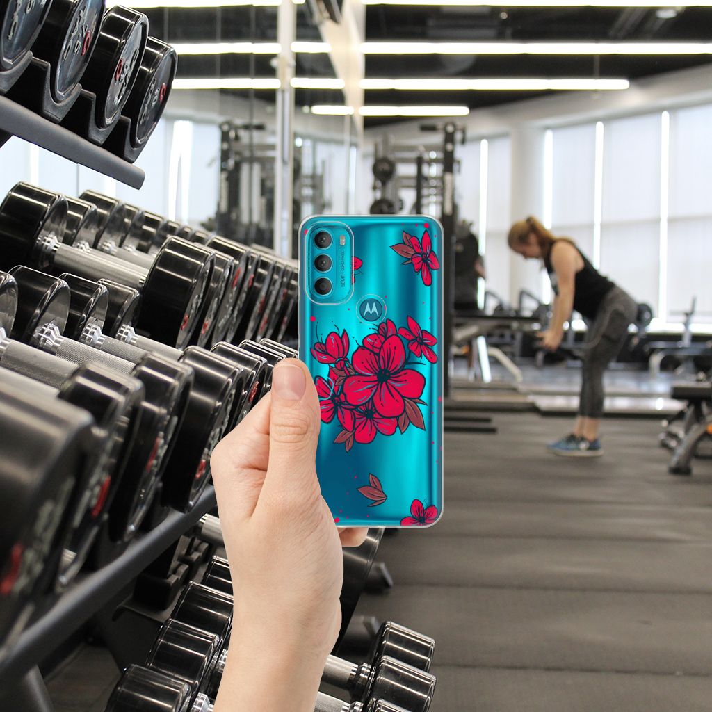Motorola Moto G71 5G TPU Case Blossom Red B2C Telecom