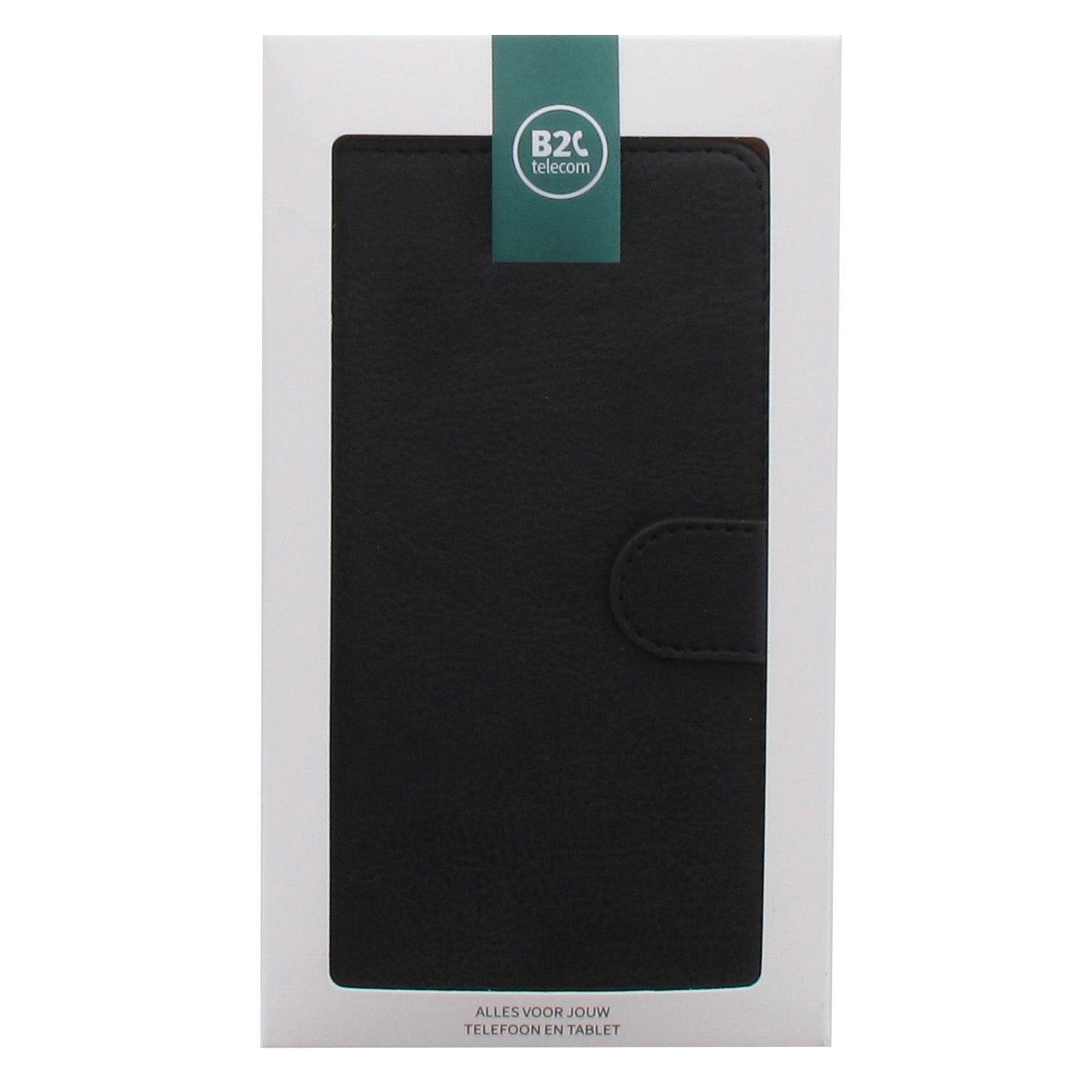 Huawei Y7 2019 Standcase Hoesje Zwart met Pasjeshouder