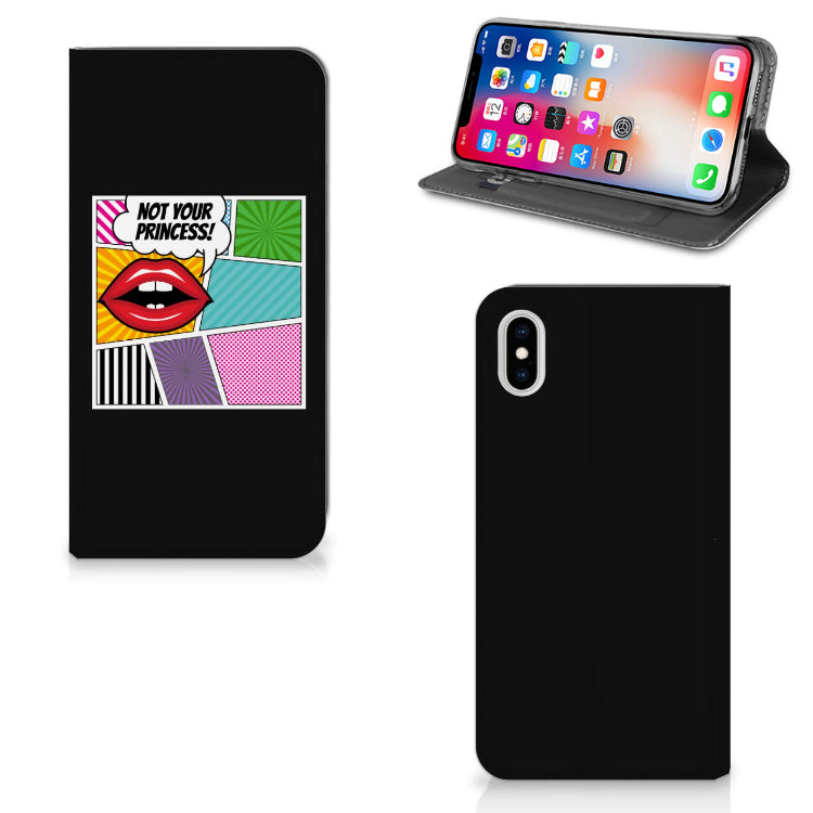 Apple iPhone Xs Max Hippe Standcase Popart Princess