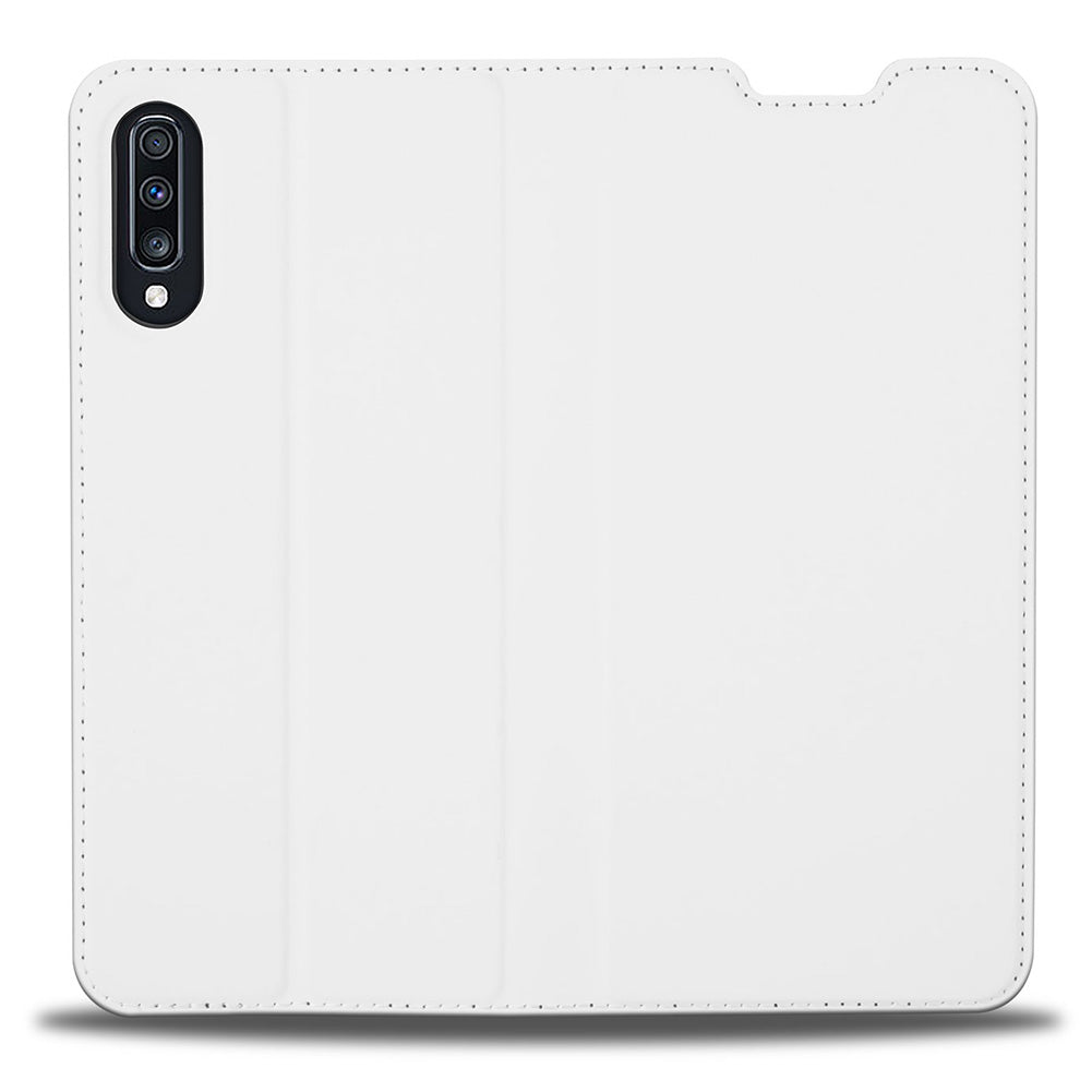 Samsung Galaxy A70 Hoesje Wit met Pashouder