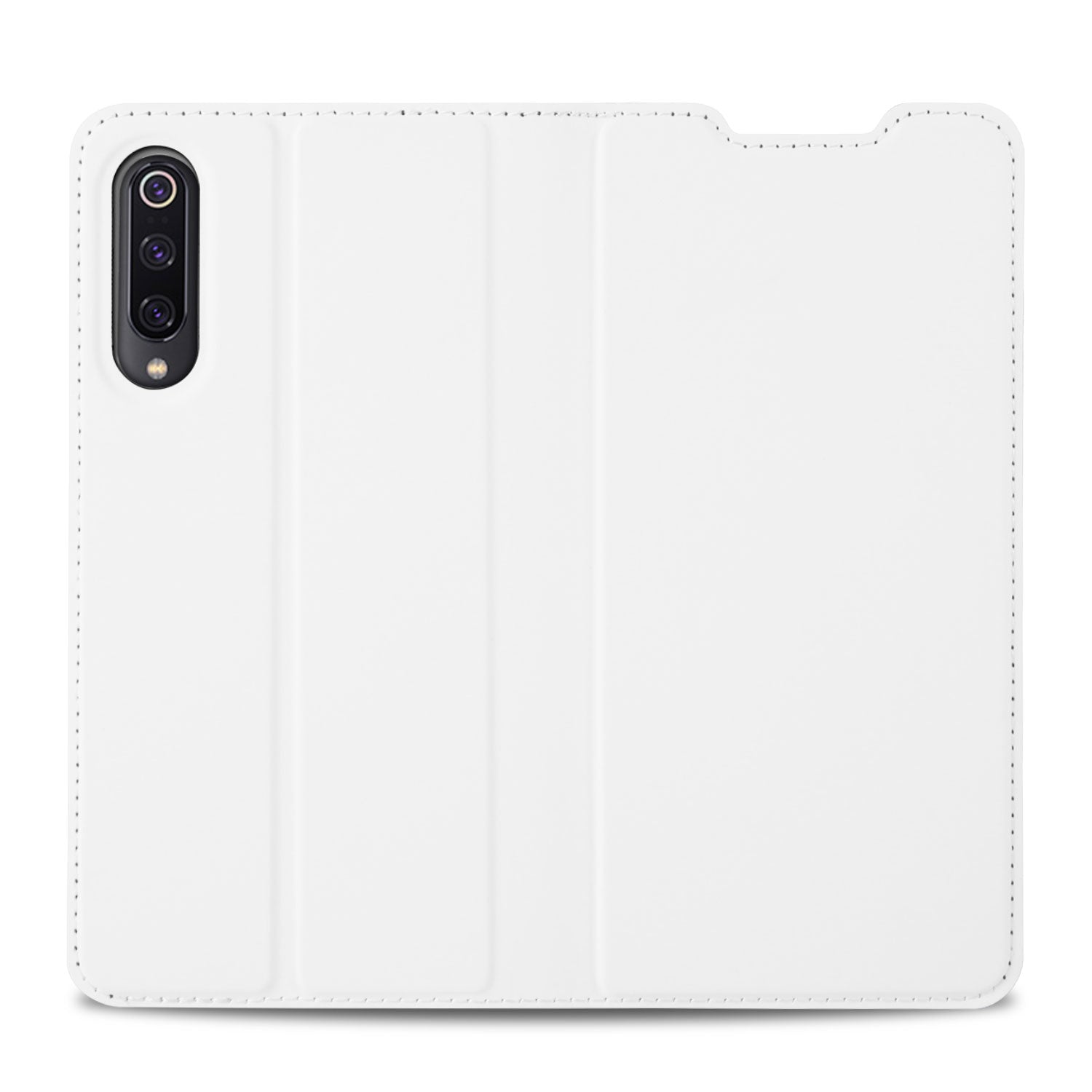 Xiaomi Mi 9 Hoesje Wit met Pashouder