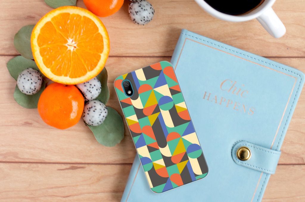 Huawei Y5 (2019) TPU bumper Funky Retro
