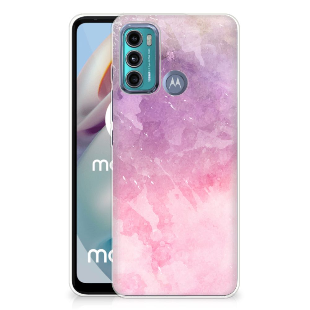 Hoesje maken Motorola Moto G60 Pink Purple Paint