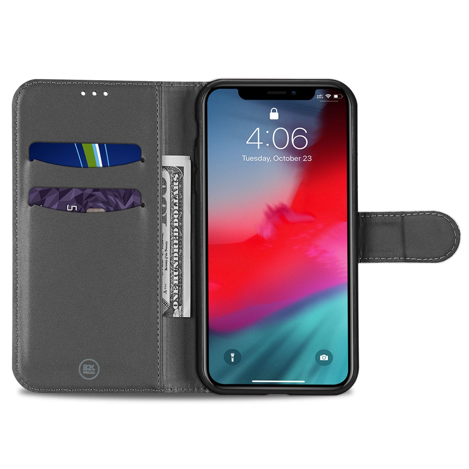 Apple iPhone 11 Pro Hoesje Wit met Pasjeshouder