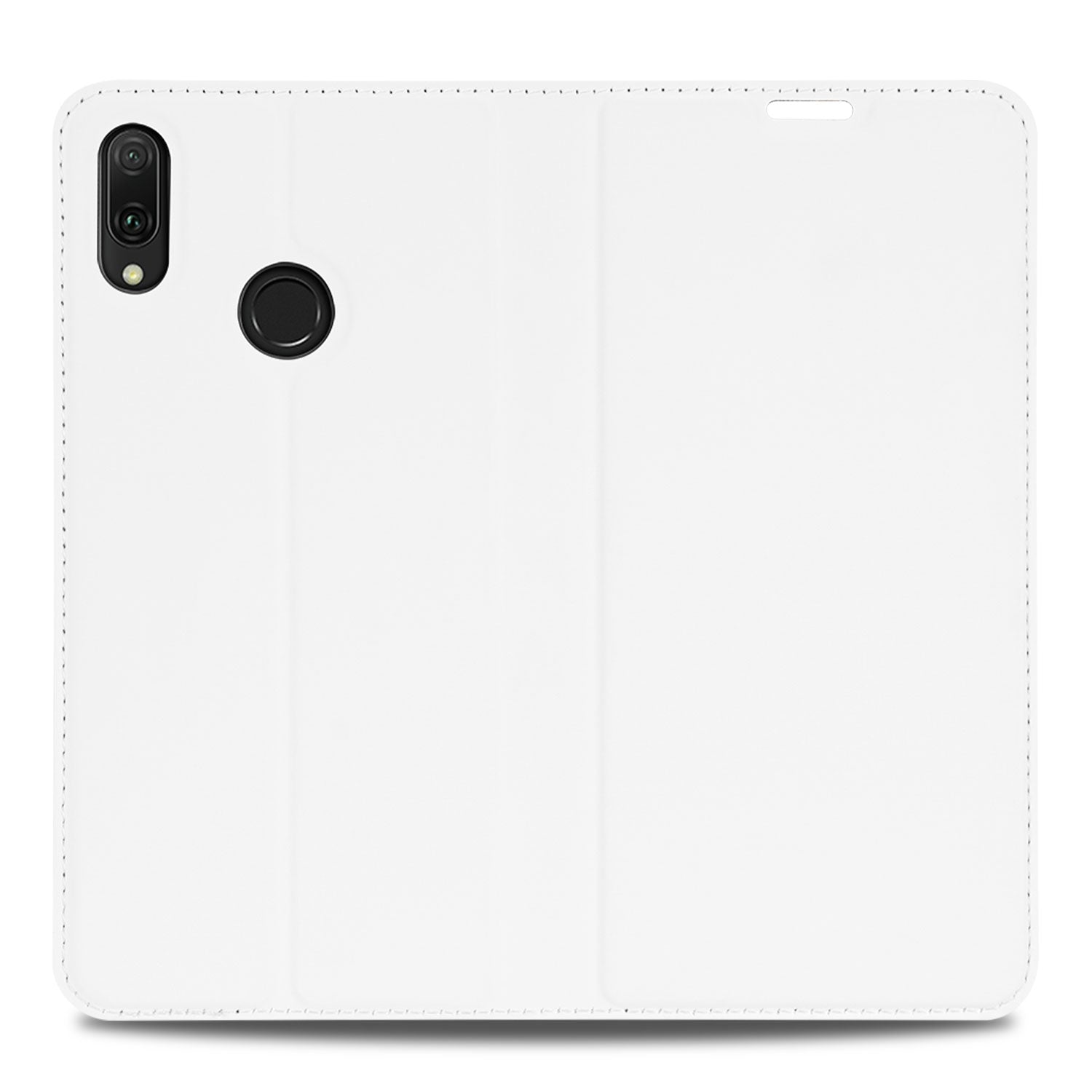 Huawei Y7 | Y7 Pro (2019) Hoesje Wit met Pashouder