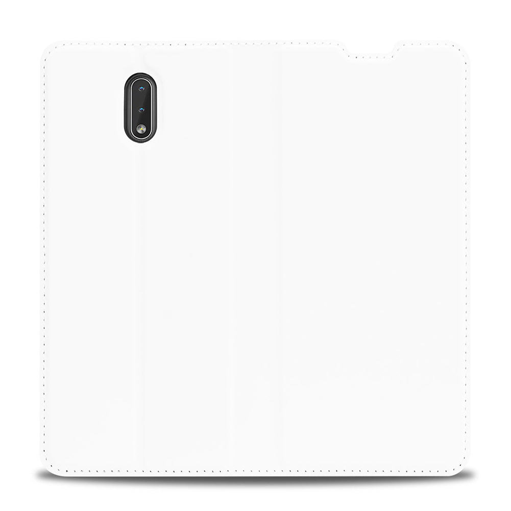 Nokia 2.3 Bookcover Hoesje Wit met Pashouder