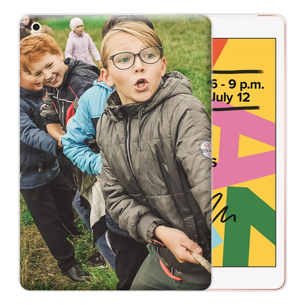 TPU Back Cover Hoesje Maken voor de Apple iPad 10.2 (2019) | iPad 10.2 (2020) met foto van kinderen.